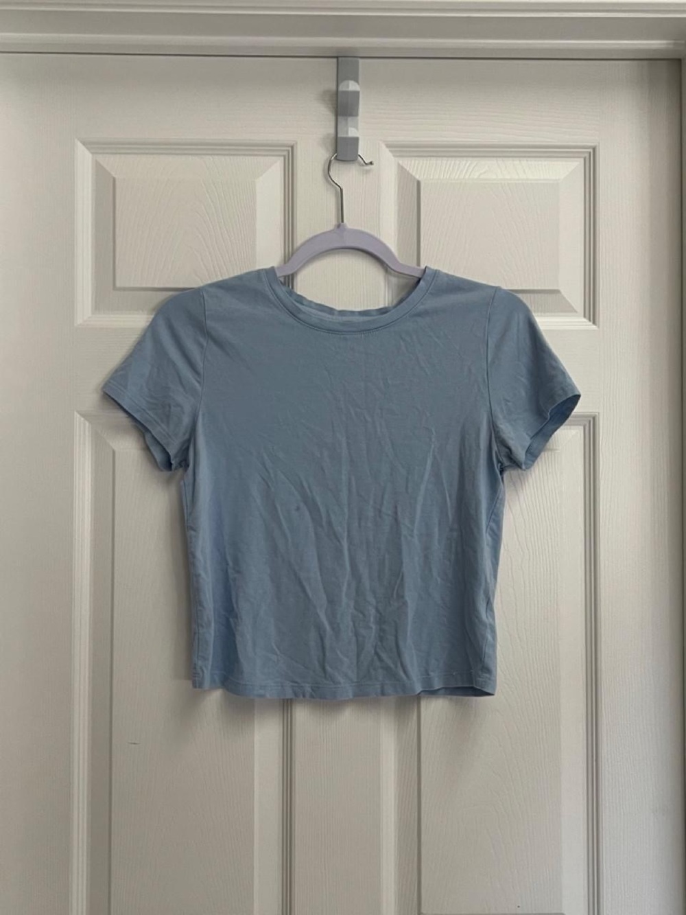 Old Navy baby blue perfect length tee